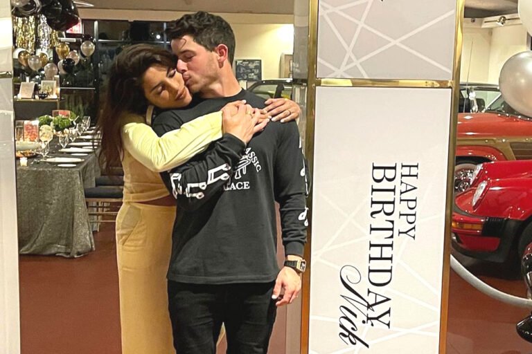 Nick Jonas gets a Surprise Birthday from Priyanka Chopra