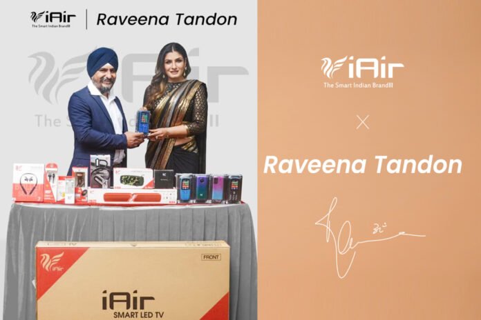 iAir ropes in Raveena Tandon as brand Ambassador
