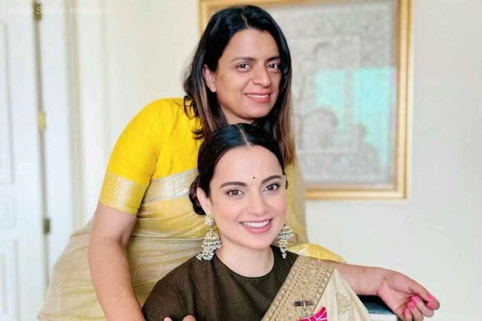 Rangoli Chandel with sister Kangana Ranaut