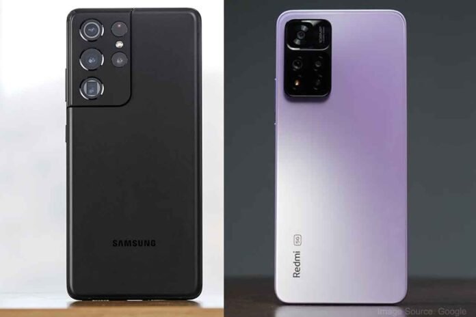 Samsung Galaxy S22 Ultra to Redmi Note 11S