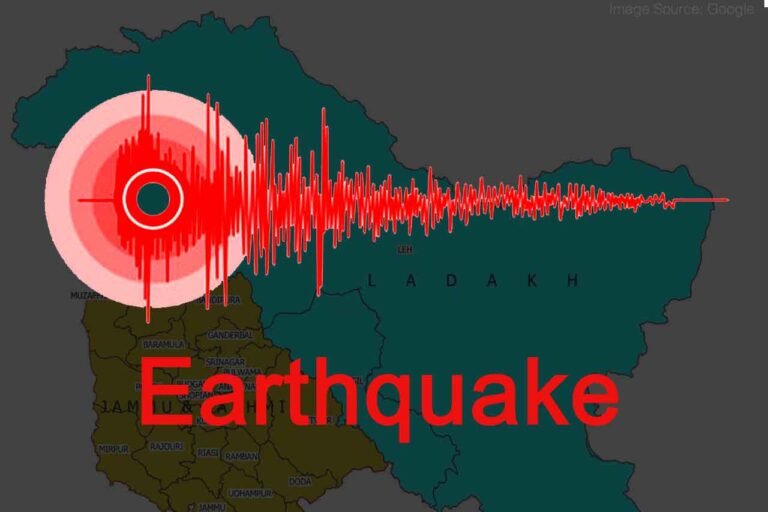 Jammu and Kashmir experiences earthquake tremors