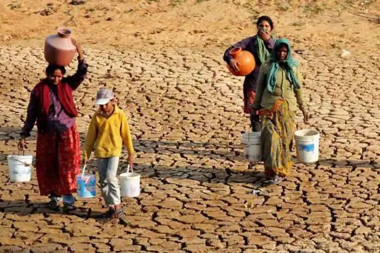 Water crisis in 10 disaster-affected districts of Rajasthan