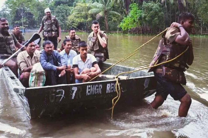 54 people died due to flood and rain in Assam