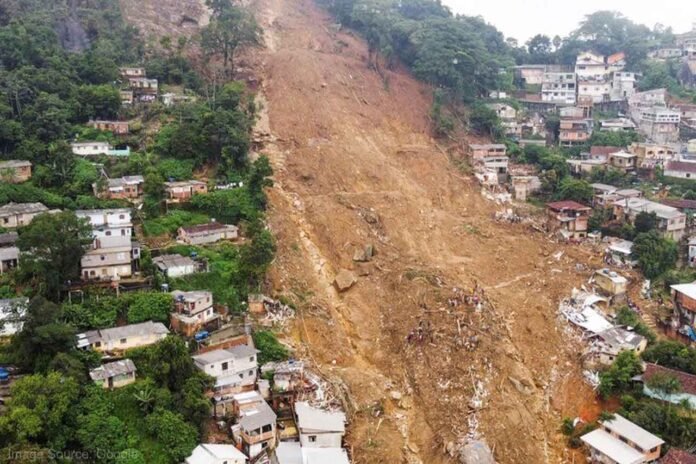 6,650 people were displaced by rain and landslides in Brazil