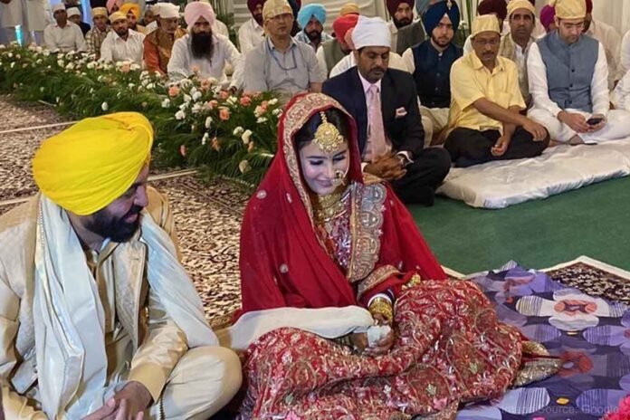 Wedding rituals of Punjab CM Bhagwant Mann and Dr. Gurpreet Kaur started