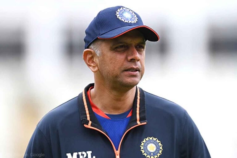 Coach Rahul Dravid was found to be Covid-19 positive