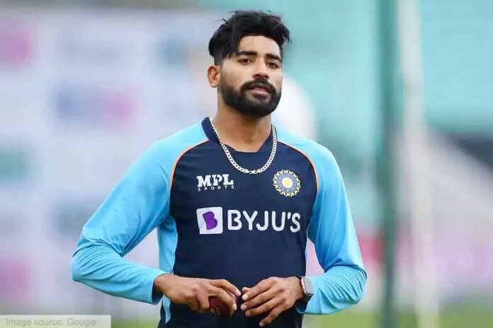 Mohammad Siraj will play the last three matches of the tournament with the new team