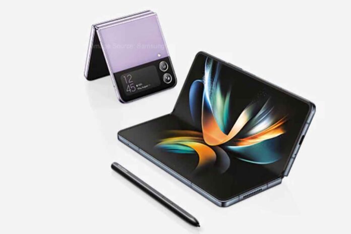 Samsung foldable smartphone Galaxy Z Fold 4 and Flip 4 pre-booking start in India