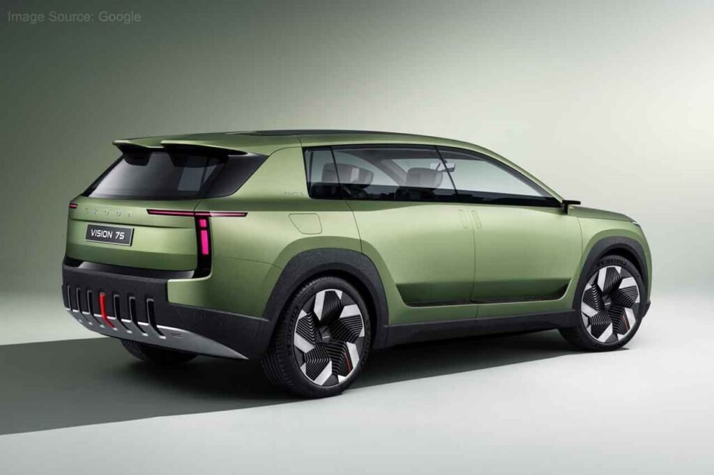 Skoda Vision 7S electric car