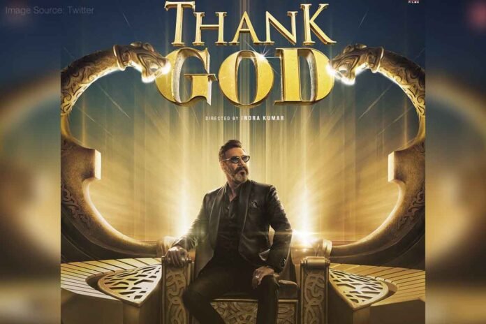 Ajay Devgan first look from the film Thank God out