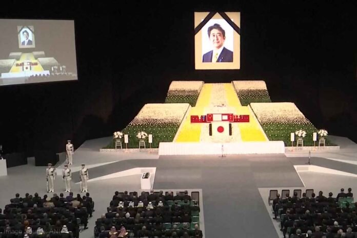 PM Narendra Modi attended the funeral of Shinzo Abe of Japan on Tuesday