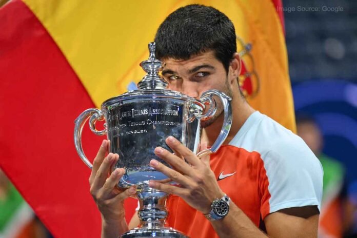 Tennis player Carlos Alcaraz 19 of Spain won the US Open 2022