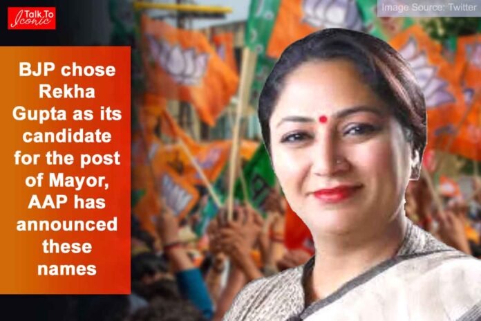 BJP chose Rekha Gupta as its candidate