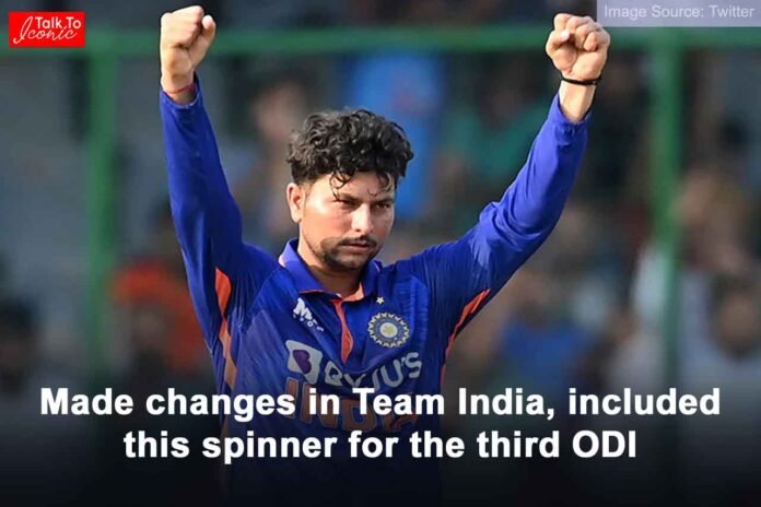 Spinner Kuldeep Yadav include in the third ODI