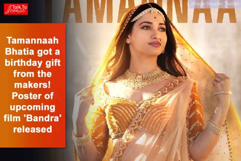 Tamannaah Bhatia film 'Bandra' poster released