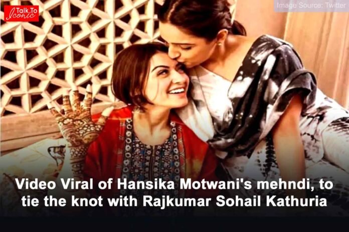 Video Viral of Hansika Motwani mehndi