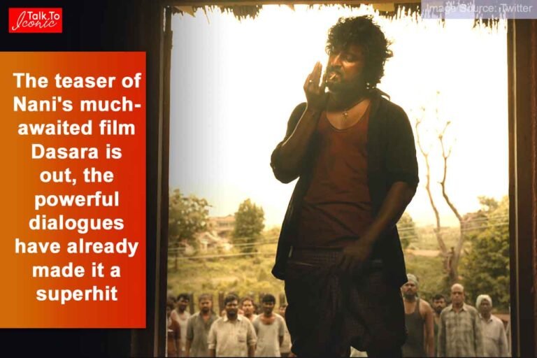 Teaser of Nani film Dasara is out