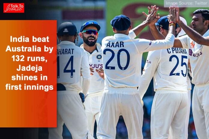 India beat Australia by 132 runs