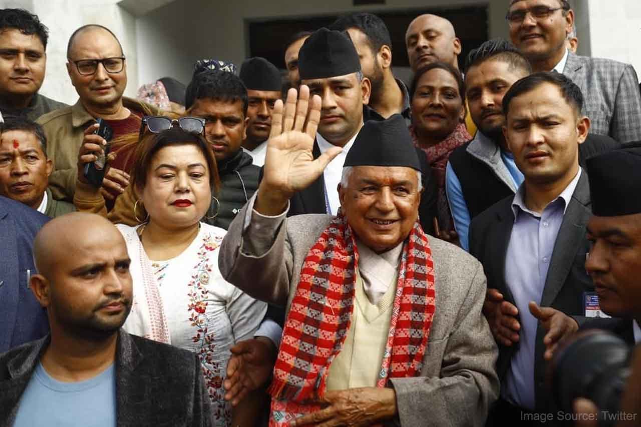 Nepali Congress senior leader Ram Chandra Poudel filed candidacy for the post of President