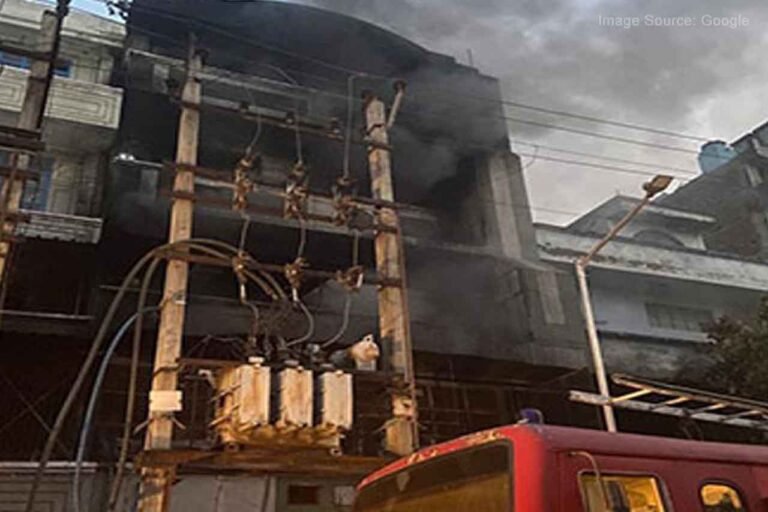 Fire breaks out at shoe factory in Delhi
