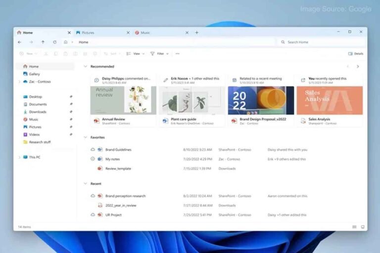Microsoft testing File Explorer UI and dynamic lighting feature