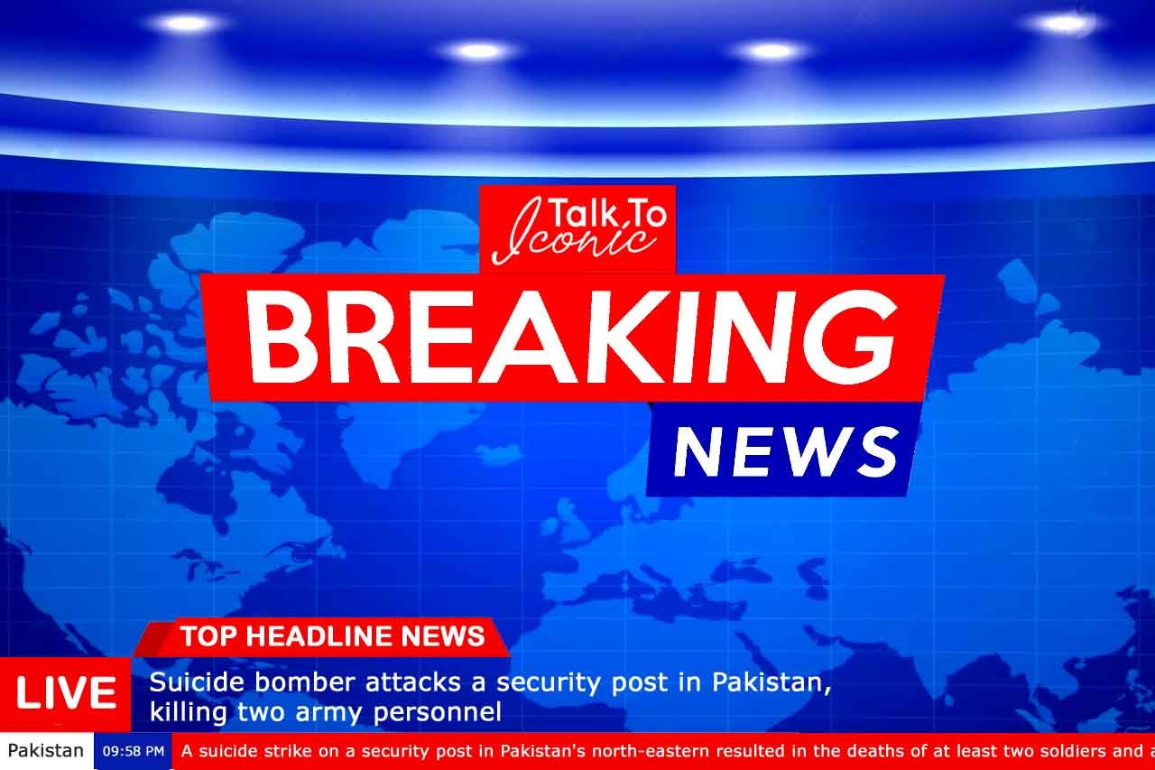 Suicide bomber attacks a security post in Pakistan, killing two army personnel