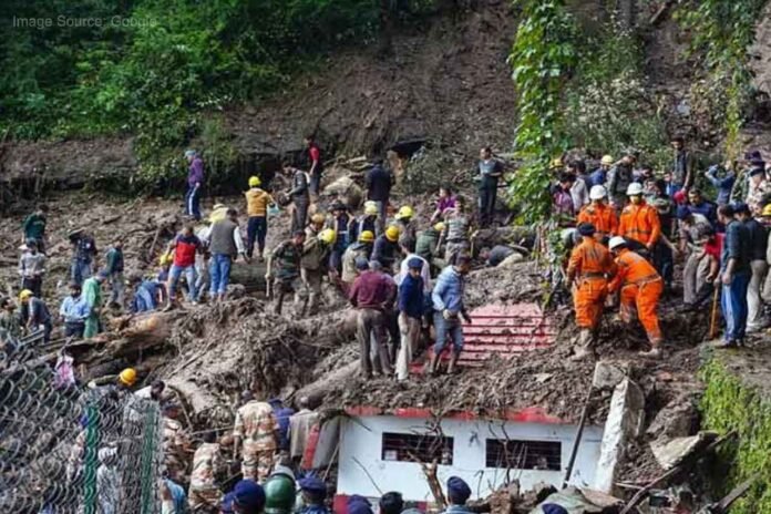 Devastation due to rain and landslide in Himachal Pradesh