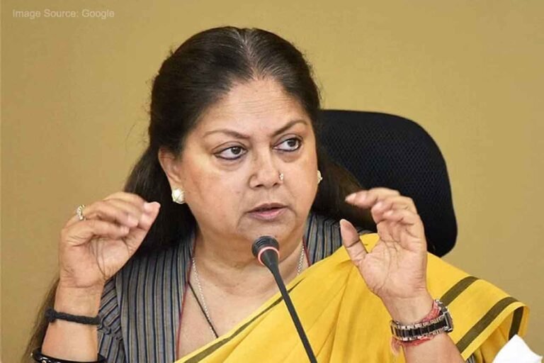 Party gave a big blow to Vasundhara Raje Scindia