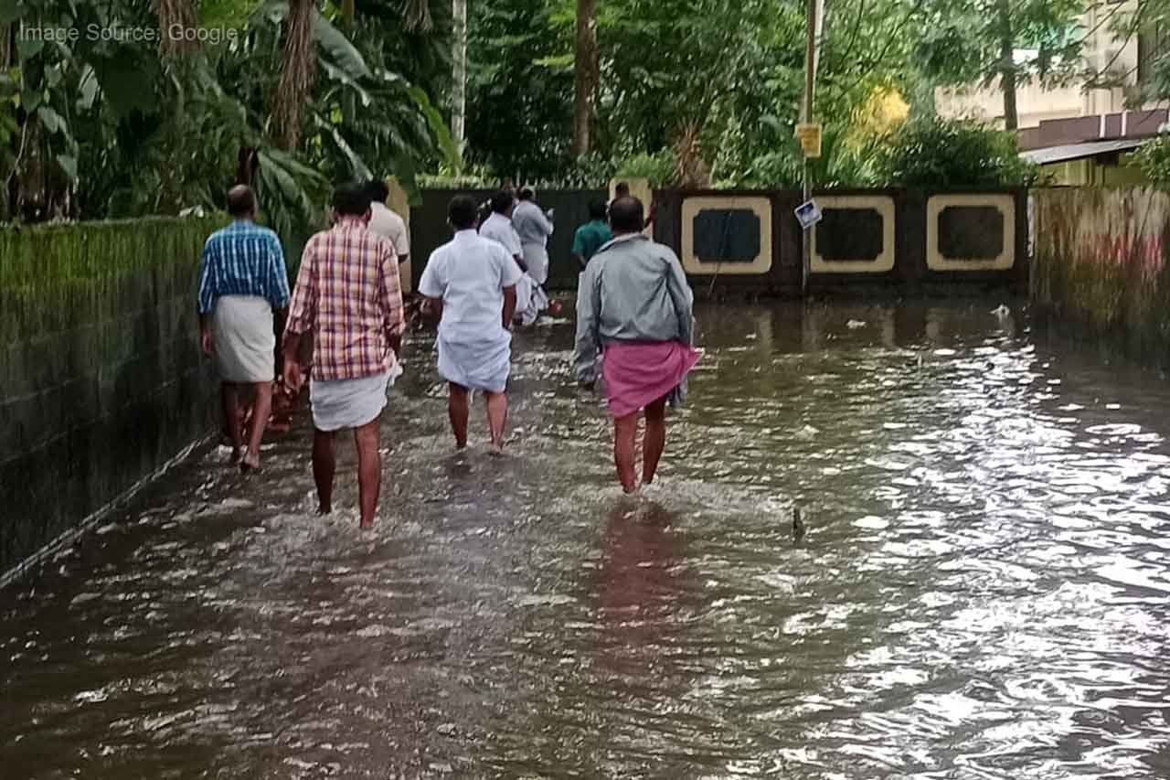 Heavy rain in many parts of Thiruvananthapuram, waterlogging at many places; Schools, colleges will remain closed