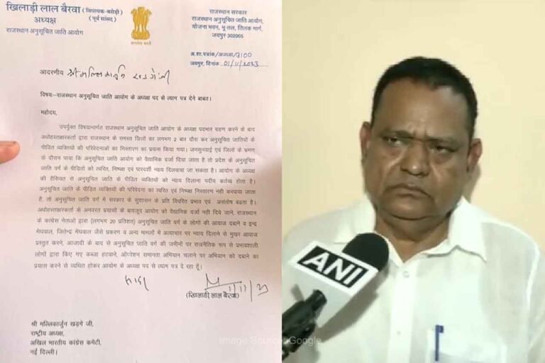 Congress MLA Khiladi Lal Bairwa resigns
