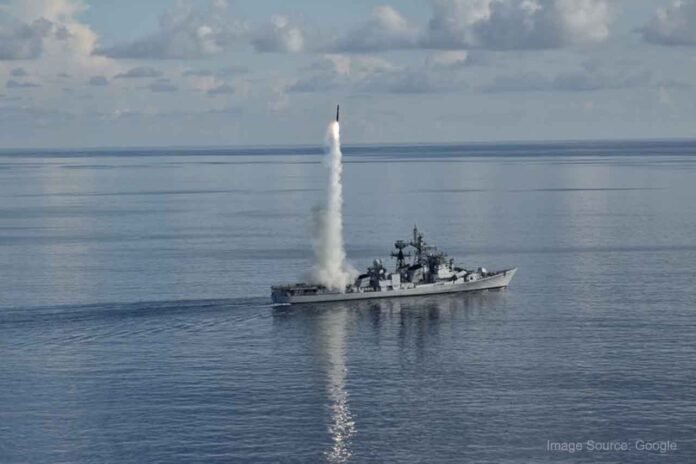 Indian Navy successfully launched BrahMos from warship in Bay of Bengal