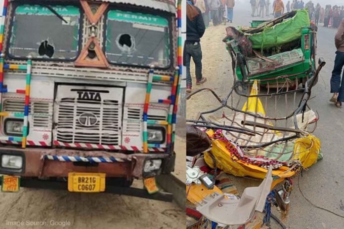 Horrific road accident in Shahjahanpur, UP