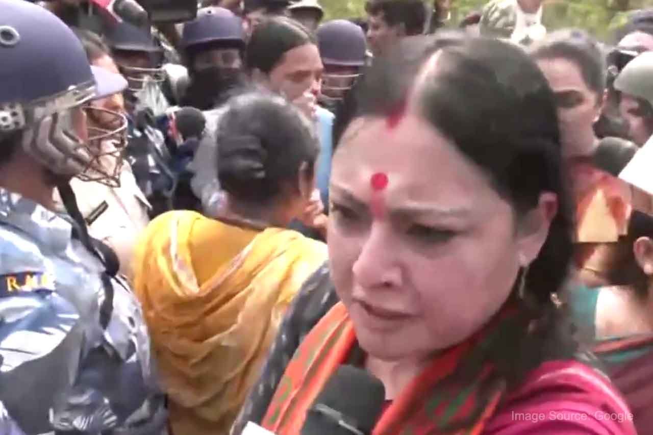 BJP team stopped from going to Sandeshkhali in West Bengal, BJP MLA Agnimitra Paul says – Mamata Banerjee is scared