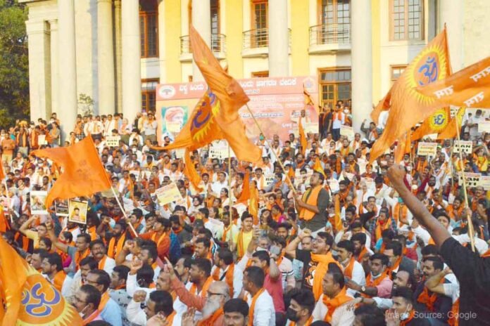 Controversy over Hanuman Dhwaj campaign in Karnataka