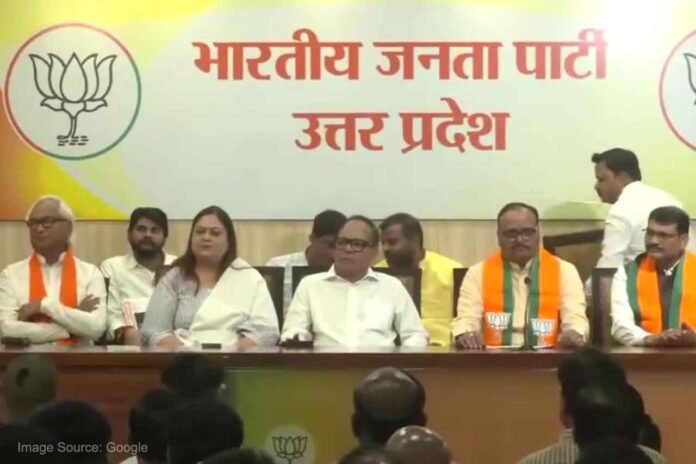 Former UP DGP Vijay Kumar along with his wife joined BJP
