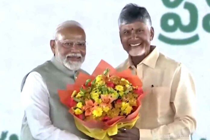 Chandrababu Naidu took oath as Andhra Pradesh CM