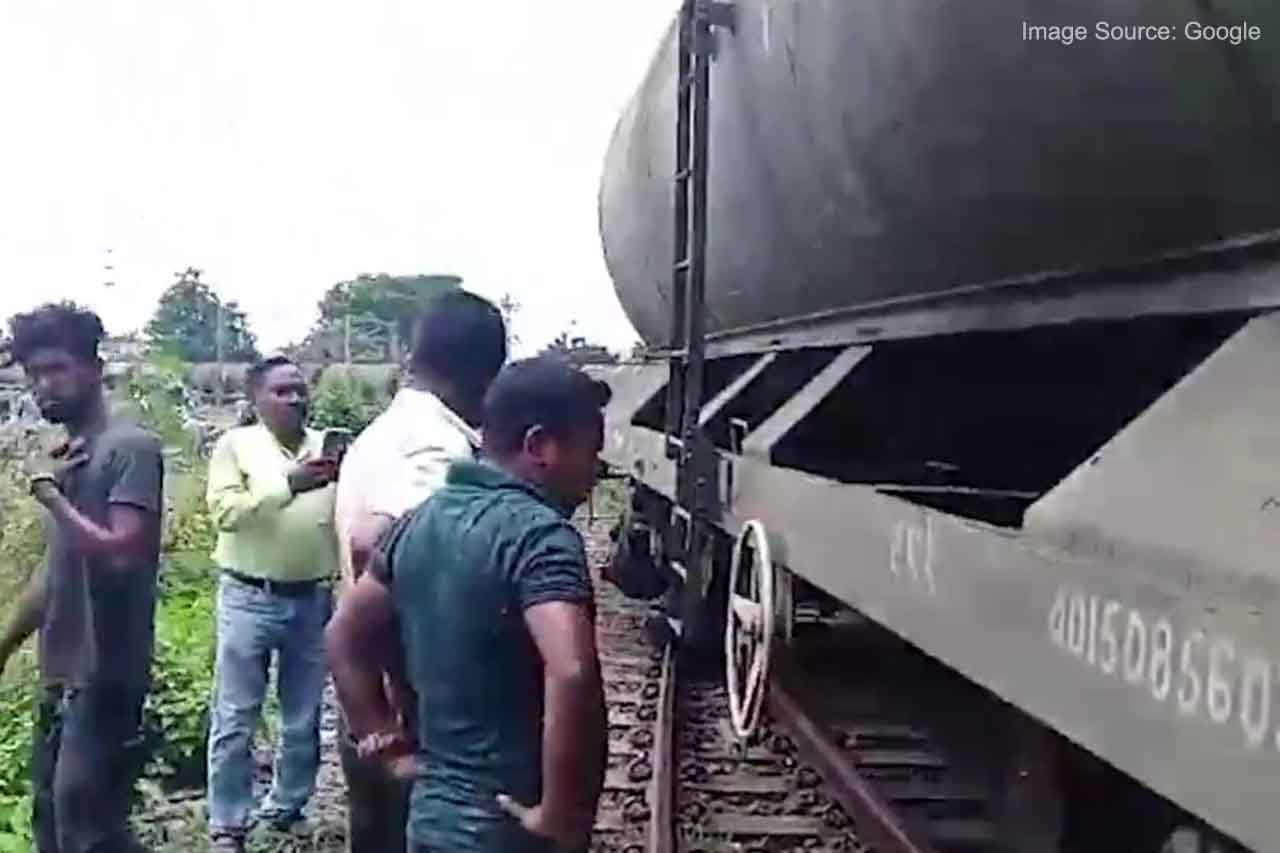 Another rail accident at the same place, a goods train coach derailed near Siliguri Rangapani station, no major damage